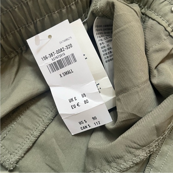 Abercrombie & Fitch x Jen Reed Wide Leg Cargo Pants Sage XS NWT - Picture 7 of 15